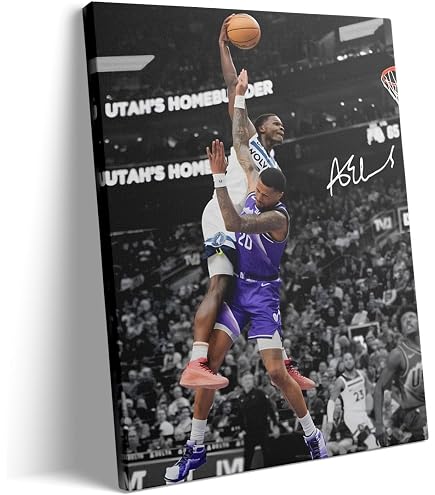 Amazon.co.jp: NBAキャンバスウォールアート装飾 - レブロンジェームズ